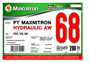 PT MAXNITRON Label Hydraulic 68-200L